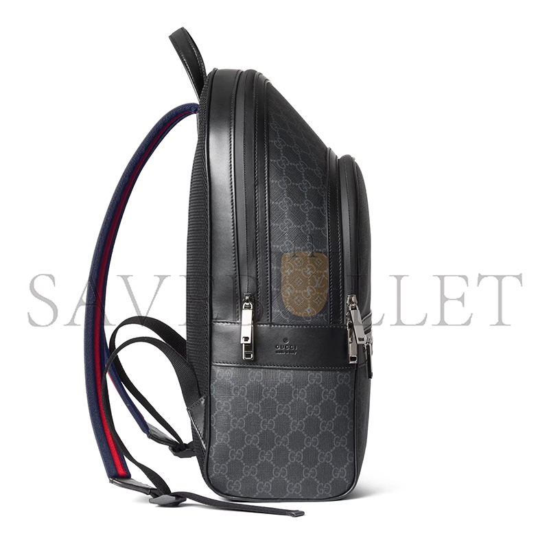 GUCCI GG BLACK MEDIUM BACKPACK 792123 (44*28*15.5cm) GUCCI GG BLACK MEDIUM BACKPACK 792123 (44*28*15.5cm)
